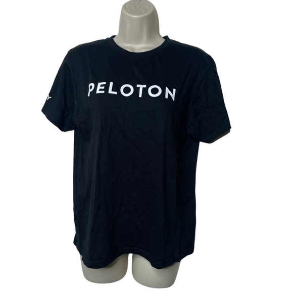 Peloton Tops - Peloton black crew neck tee sz S